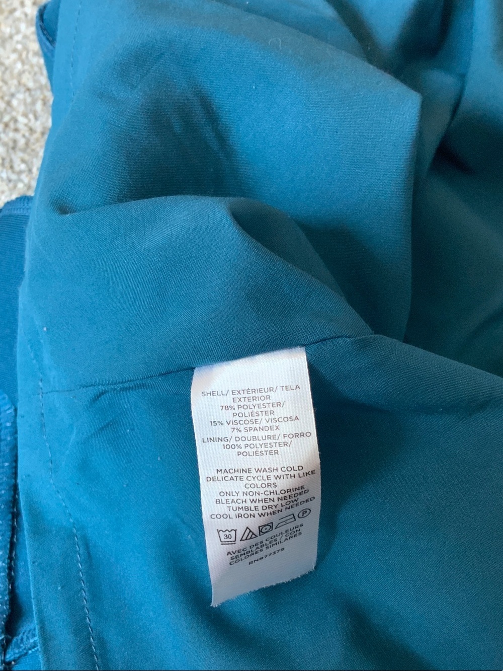 Ann Taylor Sleeveless Dark Blue Cocktail Dress with Slit - Picture 7 of 7